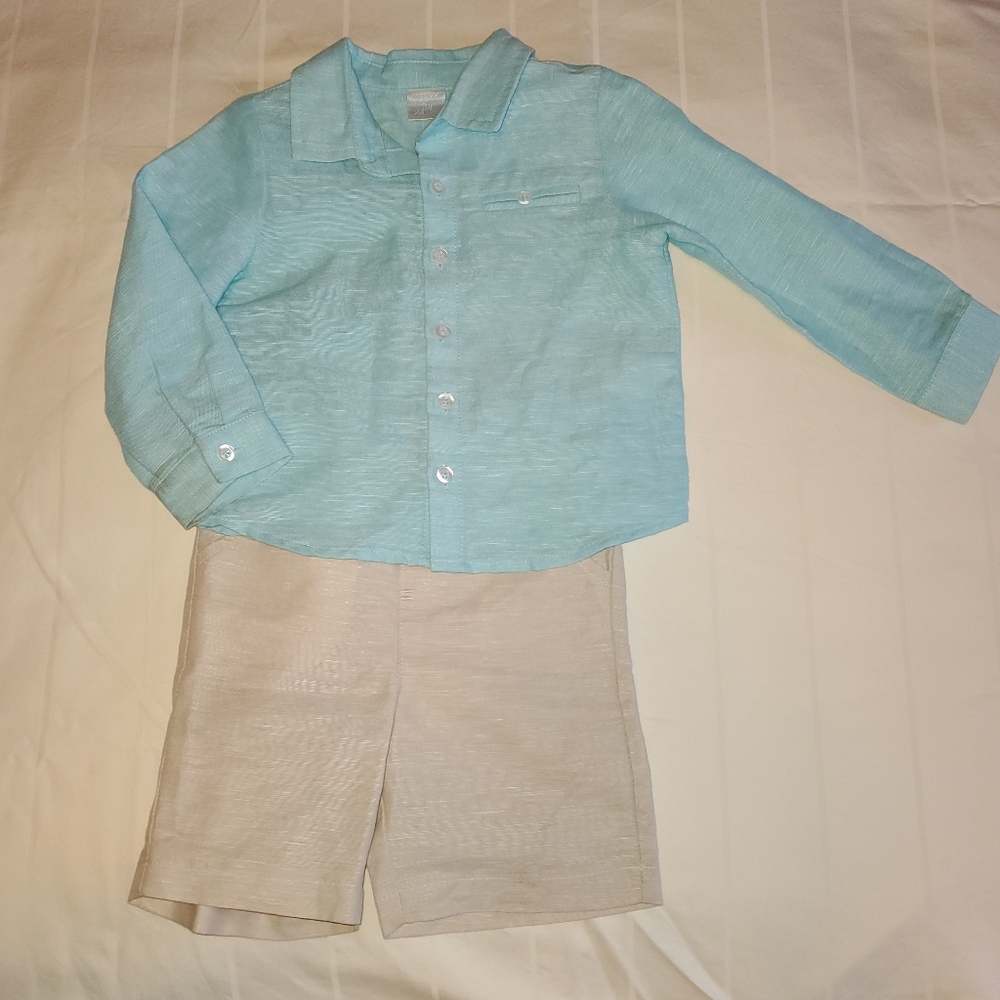 Kids Aqua Blue Shirt